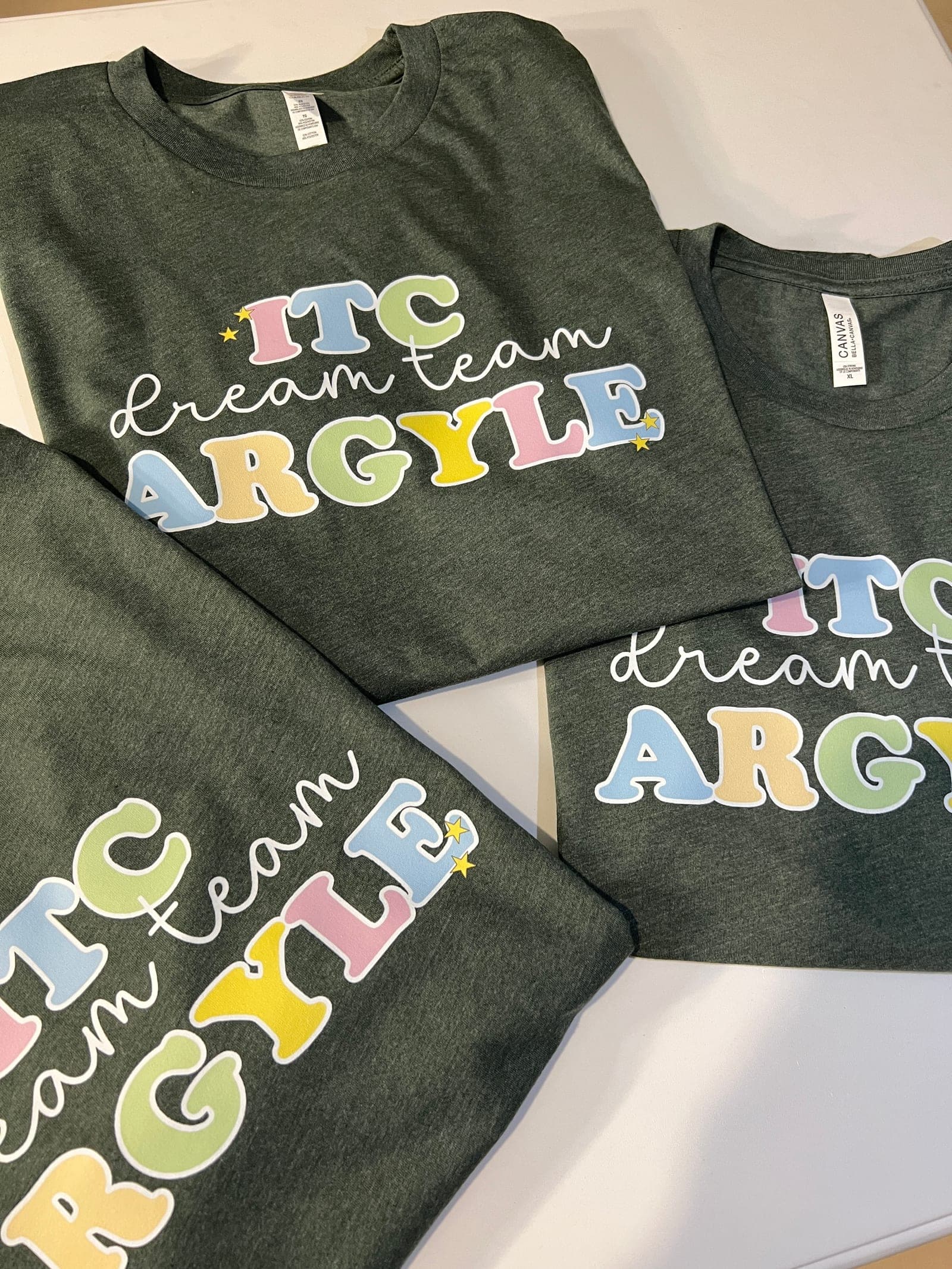 Custom team apparel for Argyle